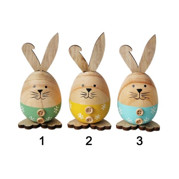 Zajíc dřevo 12cm mix